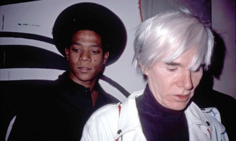 Jean-Michel Basquiat and Andy Warhol in New York in 1987.