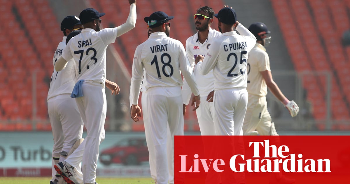 India v England: fourth Test, day one – live!
