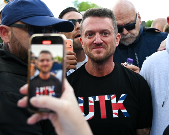 Tommy Robinson detained at Heathrow under counter-terrorism laws