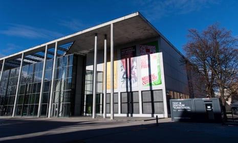 Exterior of the Pinakothek der Moderne in Munich
