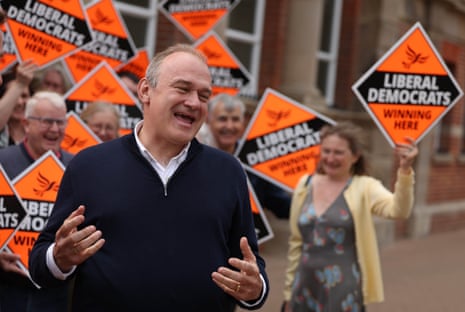 Ed Davey, the Liberal Democrat leader, said: ‘Caring is why I got into politics.’