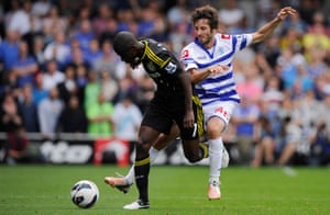 Esteban Granero playing for QPR against Chelsea 2012.