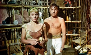 Terrifically watchable ... Diane Cilento, left, as Tweeny, and Kenneth More in The Admirable Crichton