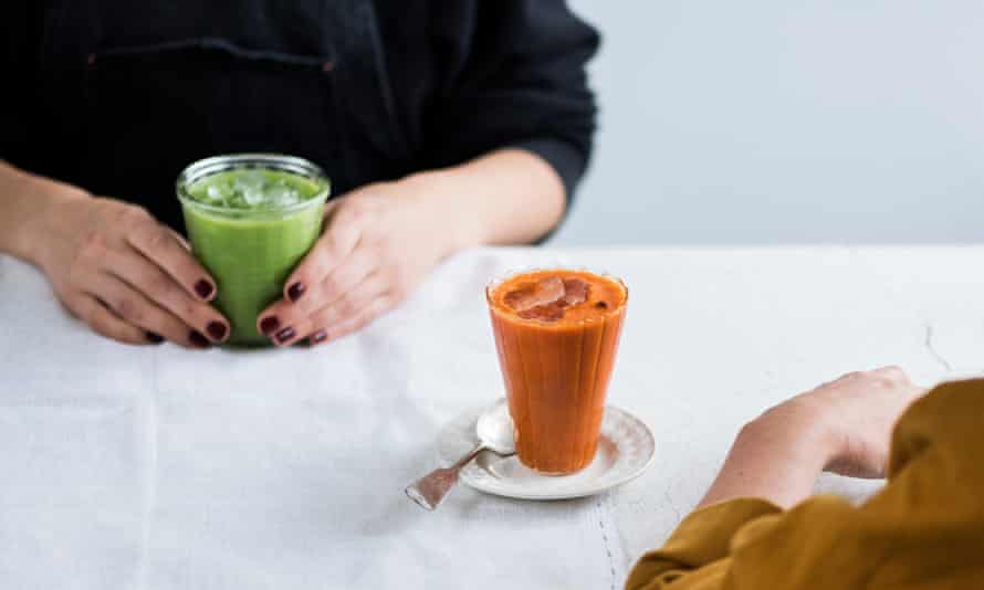 A friendly green smoothie, sunshine mango and turmeric smoothie.
