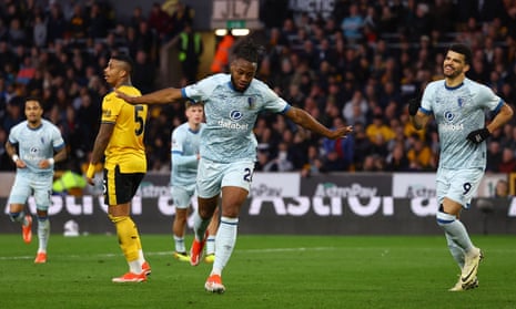 Stuart Attwell back in VAR hot water after Bournemouth sink furious Wolves | Premier League | The Guardian