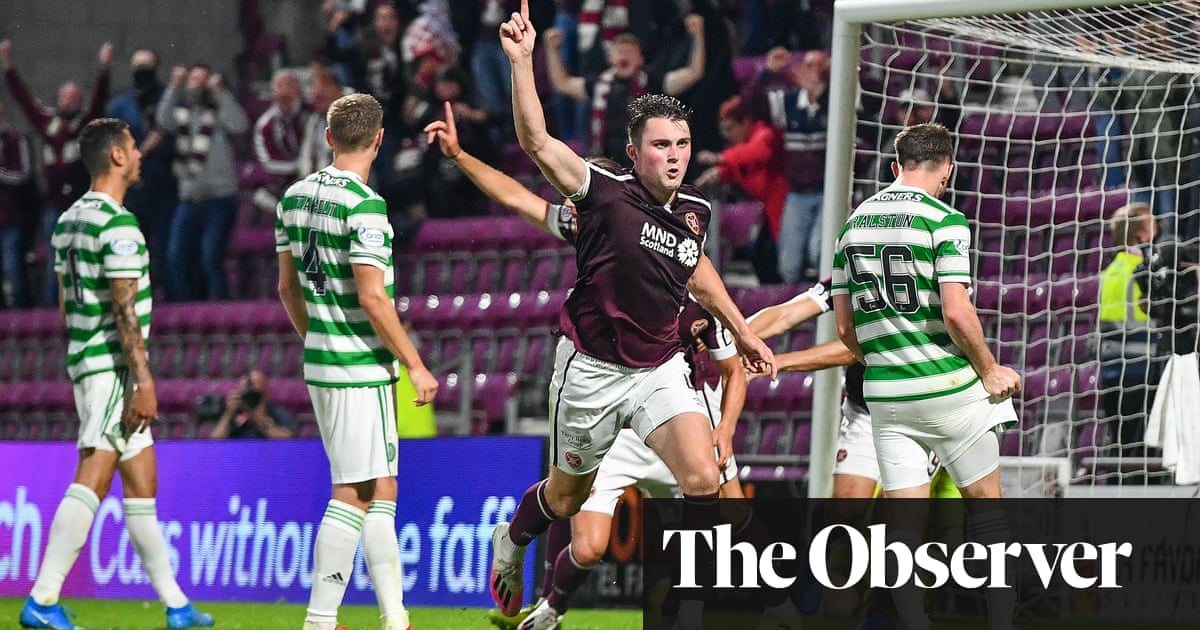 Celtic slump to opening Scottish Premiership defeat at promoted Hearts