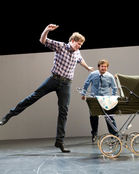 Notorious … Tom Padley and Bradley Gardner in the revival of Saved at the Lyric Hammersmith in London in 2011.