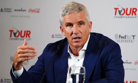 The PGA Tour’s commissioner, Jay Monahan