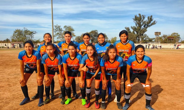 Club Deportivo Guaraní’a women’s team, which is based in the Indigenous Ava Guaraní community, Misión San Francisco, in the province of Salta, northern Argentina.