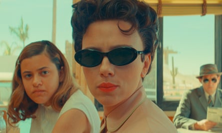 Grace Edwards and Scarlett Johansson in Anderson’s upcoming Asteroid City.