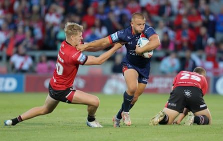 Hull KR’s Mikey Lewis was at his brilliant best against Salford on Thursday night.