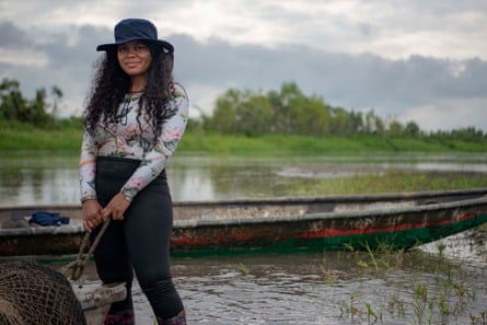 Yuvelis Morales Blanco by the Magdalena River.