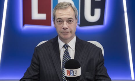The Nigel Farage Show runs from Monday to Thursday.