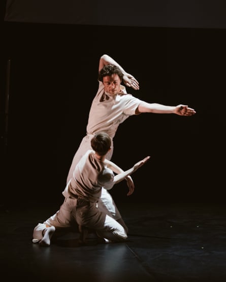 Dancers in Manchester Collective’s Papillons on stage .