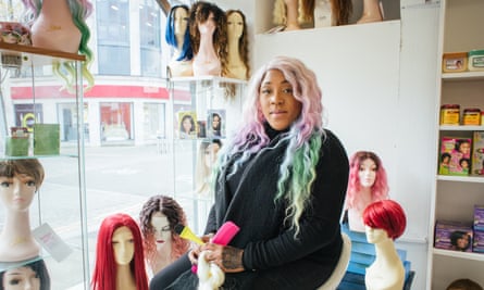 Ayofemi Holloway: ‘This wig is like colour therapy.’