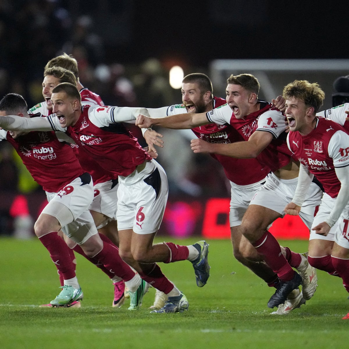 Fleetwood Town upset Arsenal on penalties in Carabao Cup