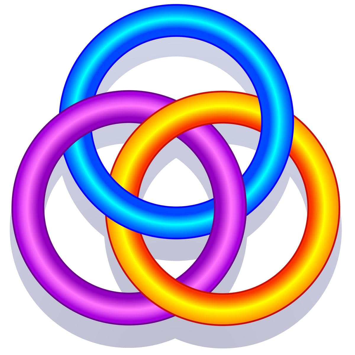 Three Interlocking Rings