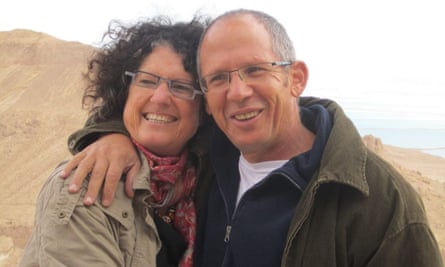 Shoshan and Avshalom Haran, residents of the Be’eri kibbutz.