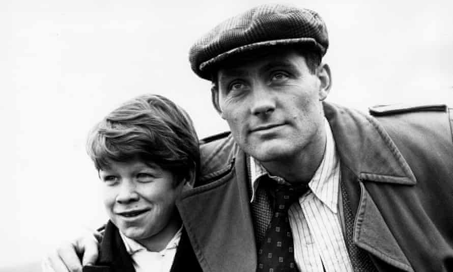 Roy Holder, left, with Robert Shaw in The Train Set, 1961.