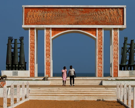 The Door of No Return monument at the historic slave port of Ouidah, Benin