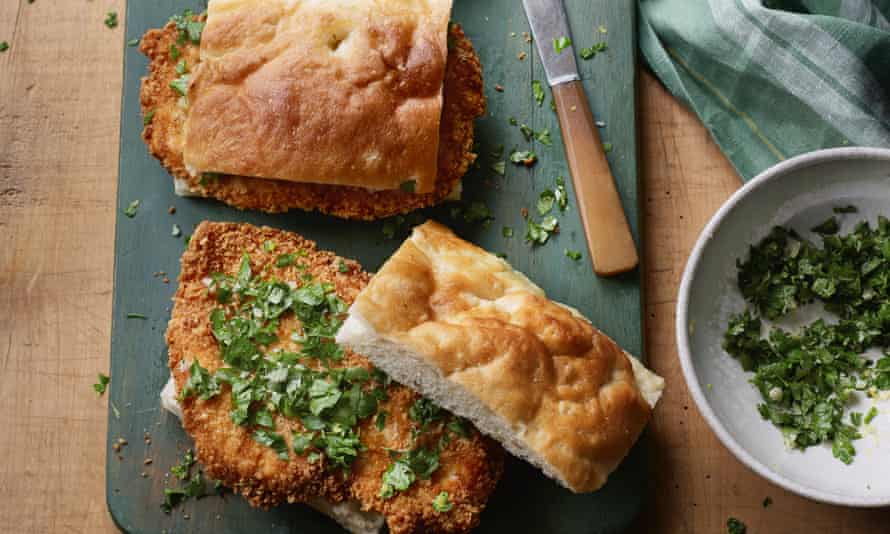 Milanese and gremolata panini by Giorgio Locatelli.