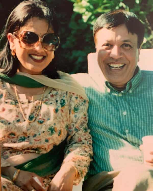 Ravkiran and her husband, Partap