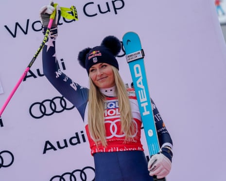 Lindsey Vonn competing at the Olympics