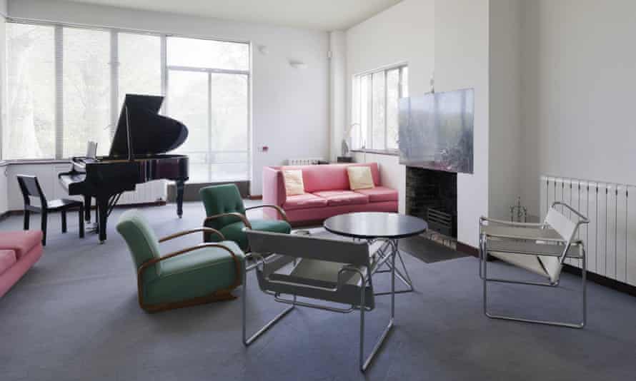 The Drawing Room at High Cross House, Dartington.