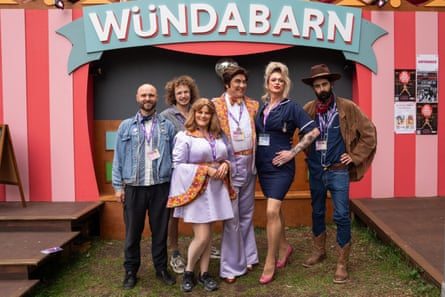 Josh Herring, Ollie Yates, Marsha Dean, Peter Pearl, Brandy Bex and Brad Jon Kane.