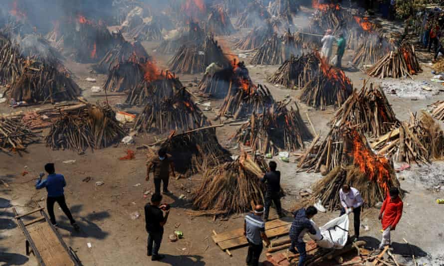 US and UK lead global efforts to help India’s Covid crisis | India 1 Crematorium