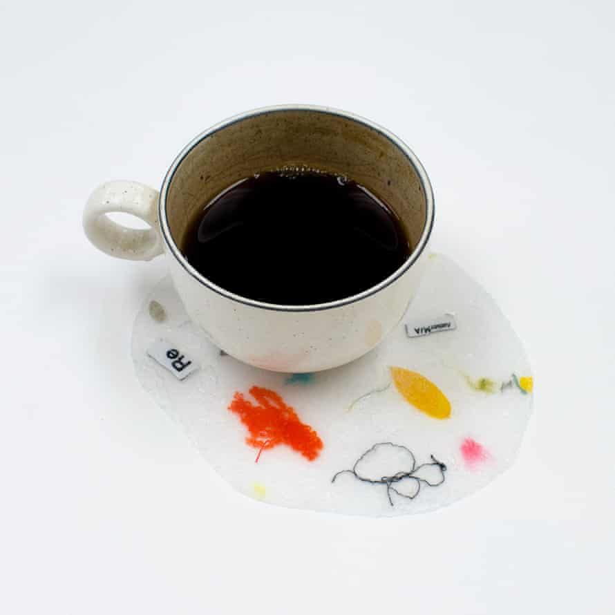 A coaster made from bits and pieces