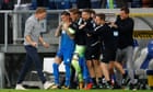 Julian Nagelsmann helped by a ball boy as he aces latest Bayern Munich audition