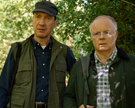 Thewlis and Watkins in character