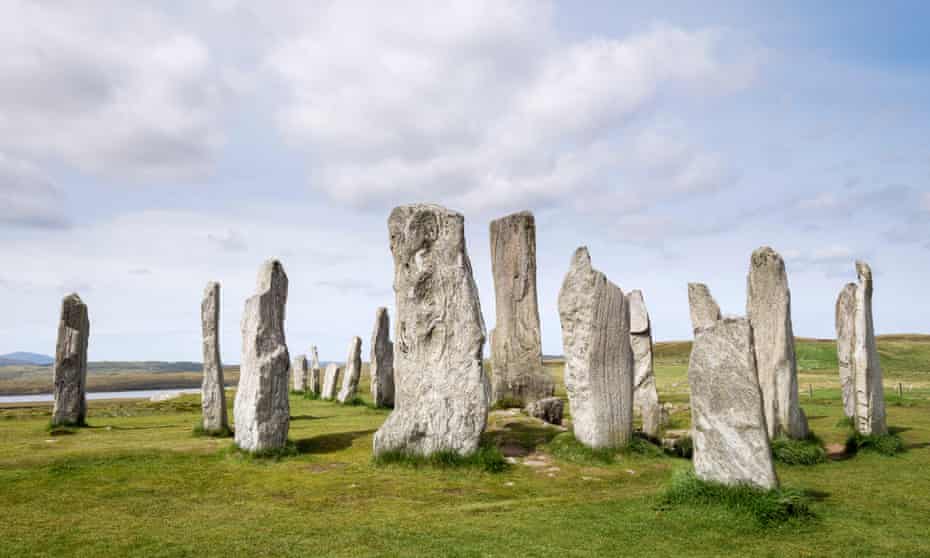 Callanish Stone Circle Neolítico menhires de 4500 aC Calanais Isla de Lewis Outer Hebrides Western Isles Escocia UKE546RN Callanish Stone Circle Neolítico menhires de 4500 aC Calanais Isle of Lewis Outer Hebrides Islas occidentales de Escocia Reino Unido