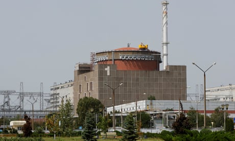 Zaporizhzhia Nuclear Power Plant near Enerhodar, Ukraine.