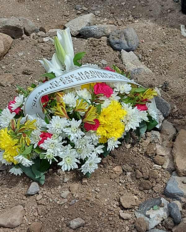 The grave of 18-month old Eléne from Mali in San Lázaro cemetery on Gran Canaria.