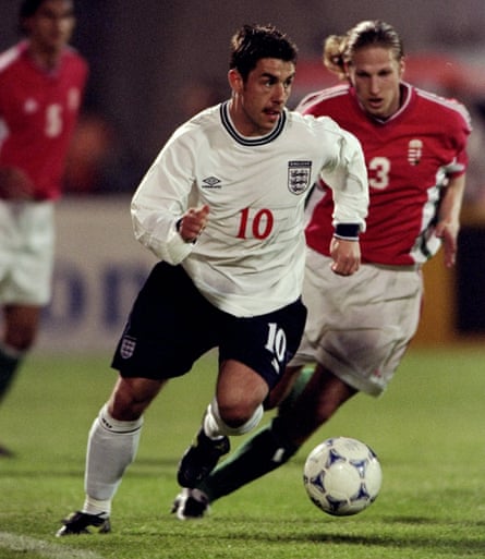 Kevin Phillips on his England debut against Hungary in Budapest in 1999