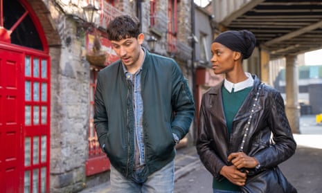 Growing tenderness … Josh O’Connor and Letitia Wright in Aisha.