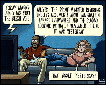 Ben Jennings on the 10th anniversary of Brexit – cartoon