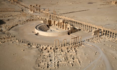 Sands of time … Isis has destroyed several sites in the ancient city of Palmyra, Syria.