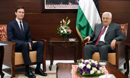 Jared Kushner and Mahmoud Abbas