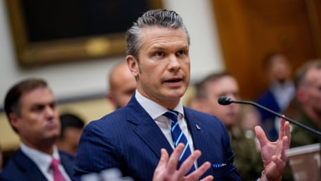 Hegseth suggests Pentagon has prepared plans to invade Greenland and Panama – video | Pete Hegseth | The Guardian