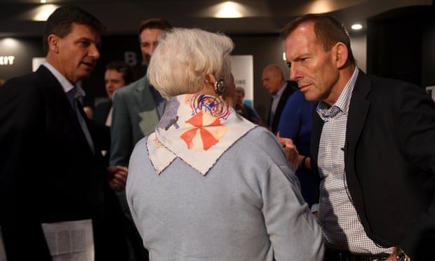 Former prime minister Tony Abbott at the Liberal party democratic reform event in Sydney on Saturday.