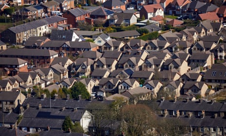 Houses in Ramsbottom, Greater Manchester. 