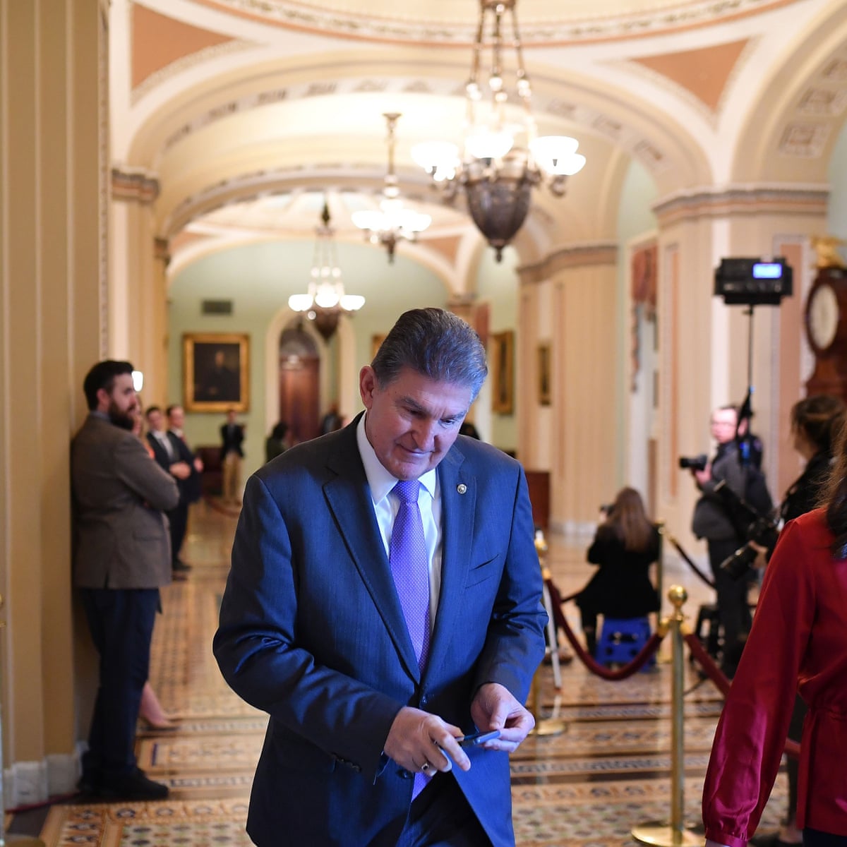 Impeachment Trial Democratic Senator Says He Remains Undecided On Convicting Trump Live Us News The Guardian