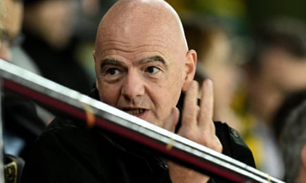 Gianni Infantino at the women’s World Cup semi final between Australia and England, Sydney, 16 August 2023.