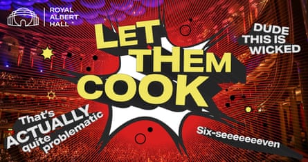 Royal Albert Hall Let Them Cook branding