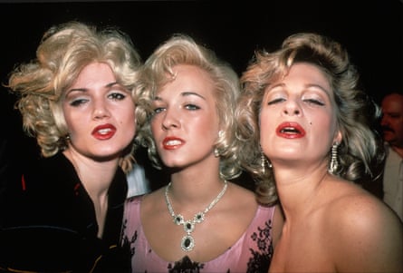 Marilyn Monroe impersonators in New York in 1982.