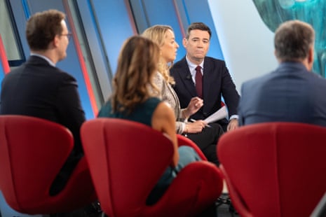 UK politics live: Burnham says he wants to fight next election on plan for new taxes to pay for free social care in England