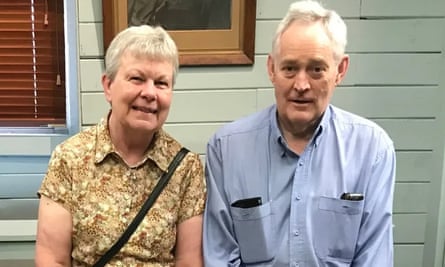 Heather Wilkinson (left) and husband Ian Wilkinson.